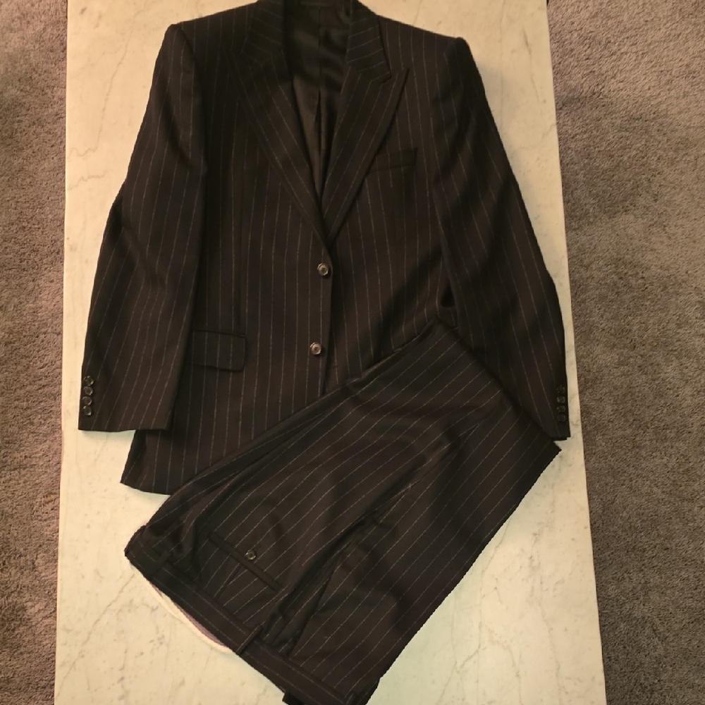 Hugo Boss Dark Pinstripe Men's Suit